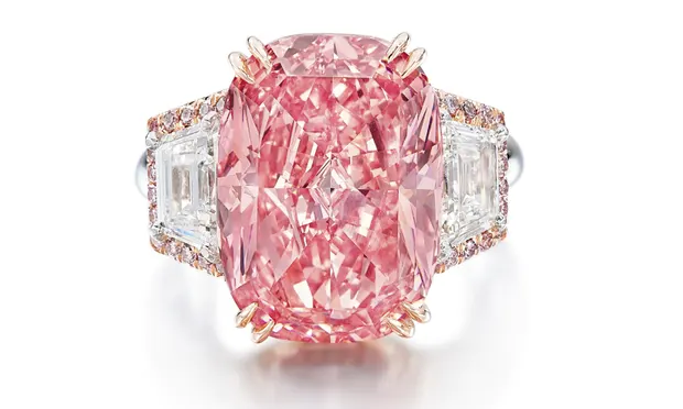 Pink Diamond Ring